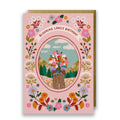 "Blooming Lovely Birthday" Floral Bouquet Birthday Card