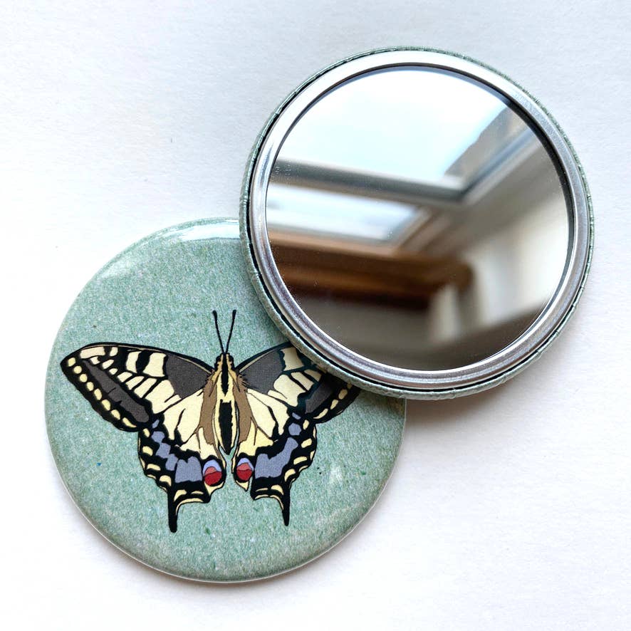Illustrated Pocket Mirror