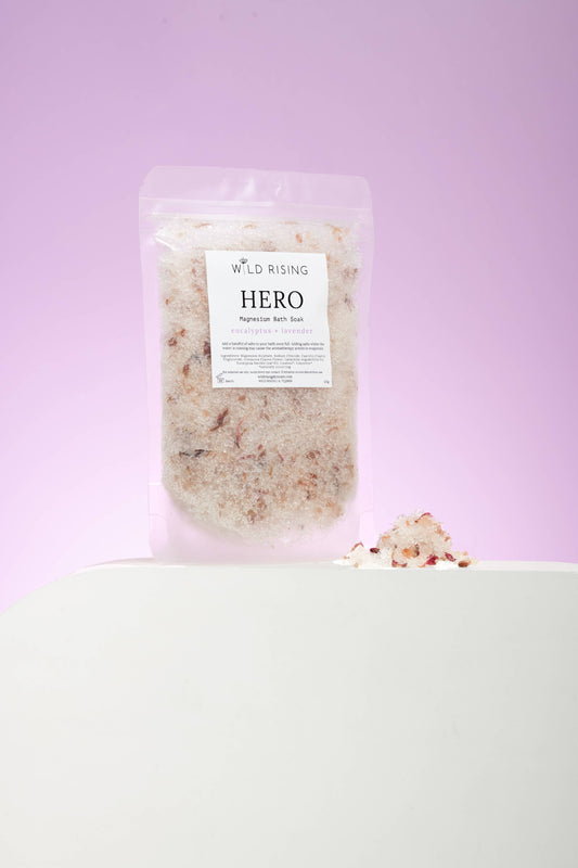 Hero - Eucalyptus & Lavender Bath Salts 125g Pouch