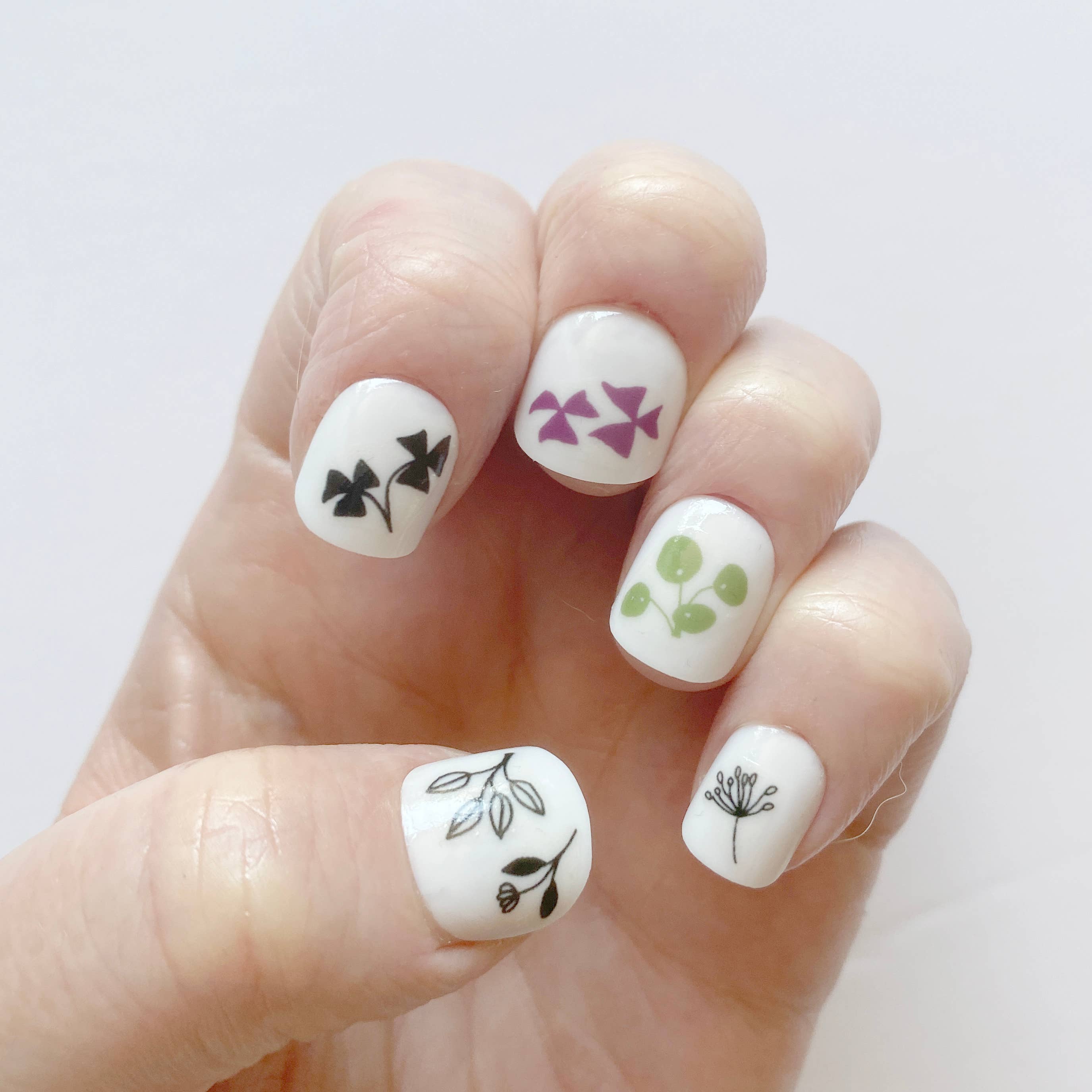 Plant Nail Art Transfers