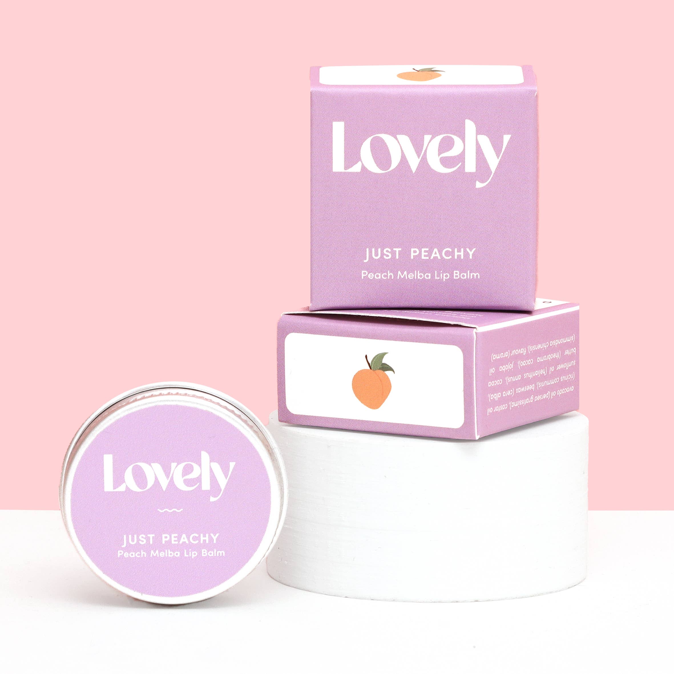 Peach Melba Lip Balm