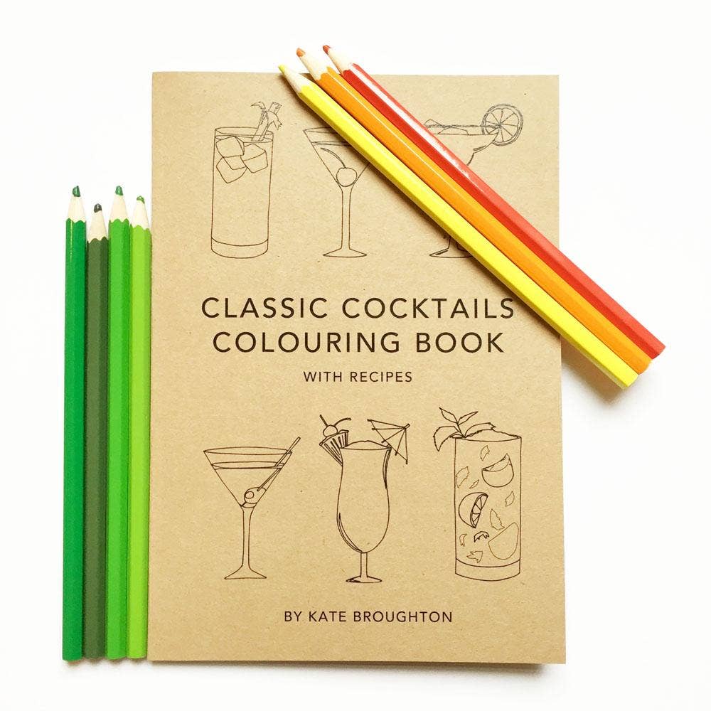 Cocktails Colouring Book
