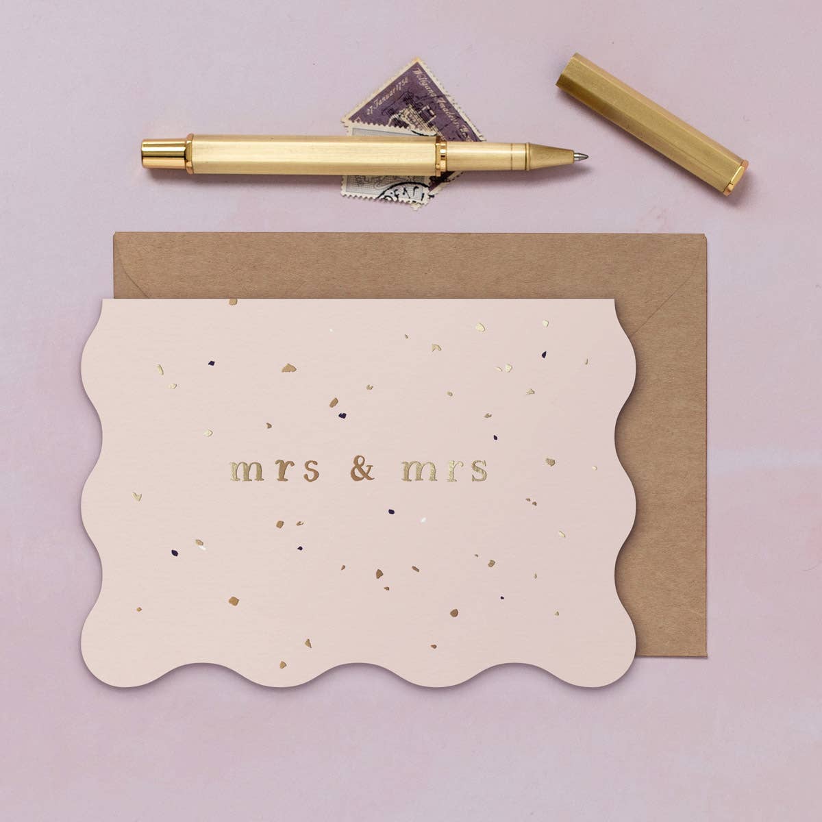 Mrs & Mrs Lesbian Wedding Card