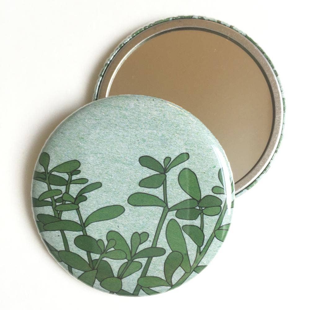Illustrated Pocket Mirror