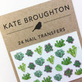 Succulent Nail Art Transfers