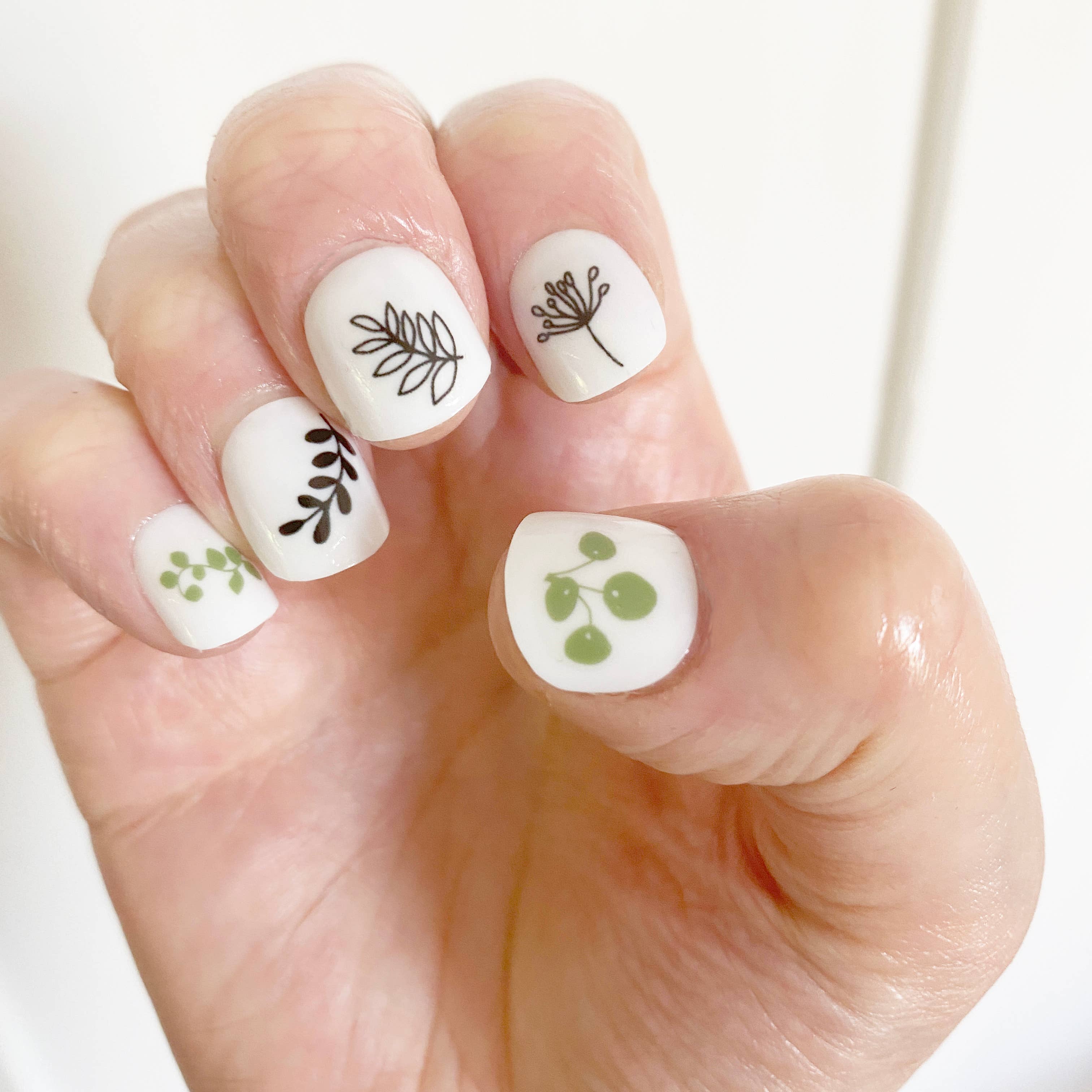 Plant Nail Art Transfers