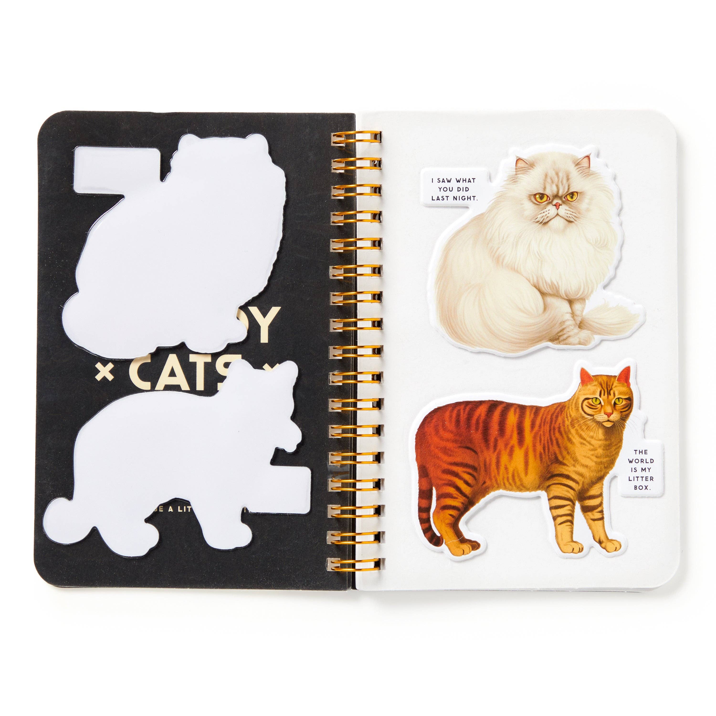 "Moody Cats" Sticker Book