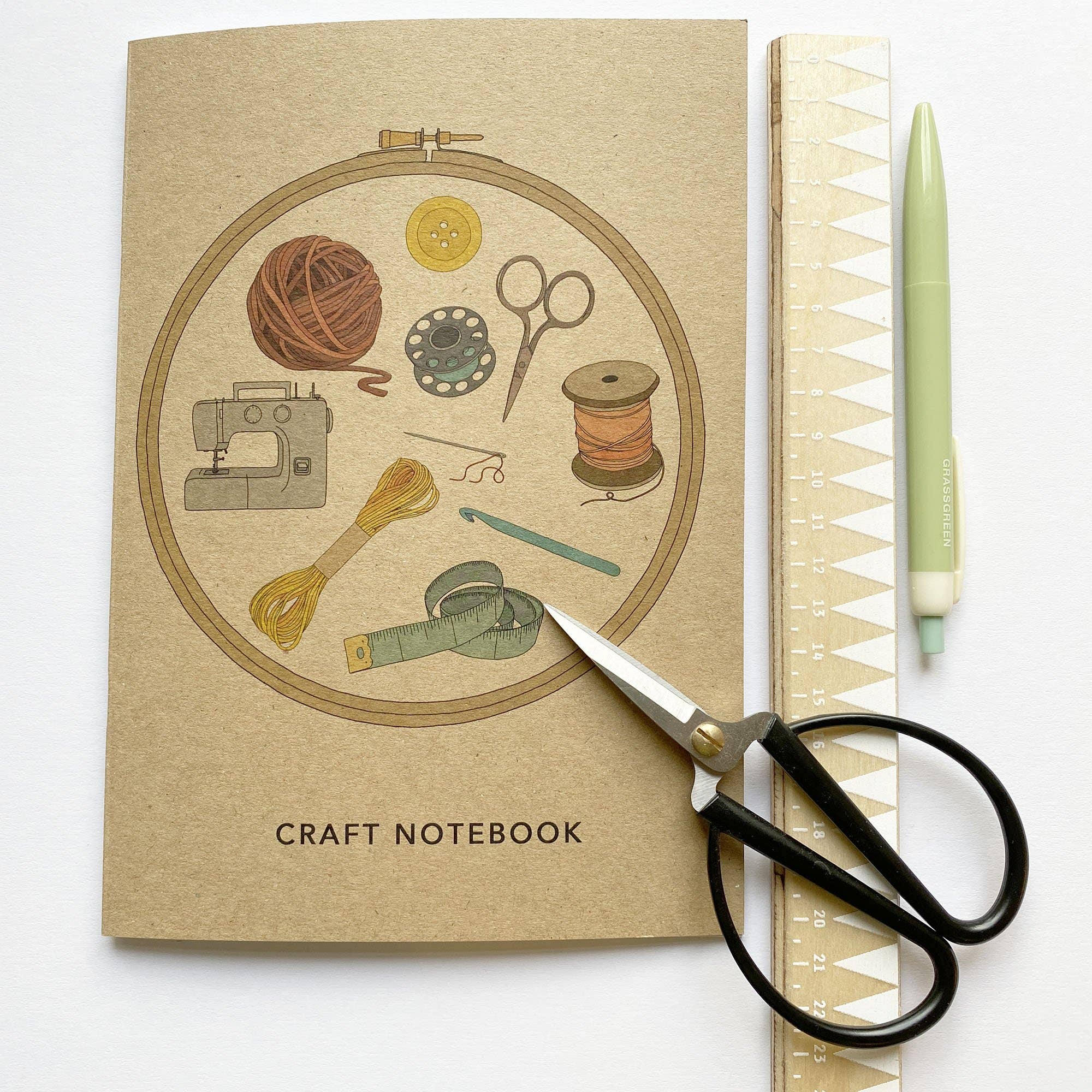 Illustrated Kraft Notebook