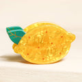 Fruit Shaped Hair Clips - Lemon & Strawberry
