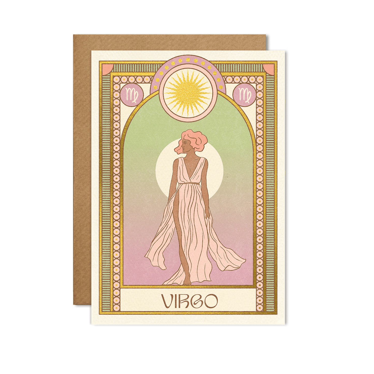 Virgo Zodiac Card