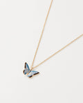Blue Butterfly Necklace