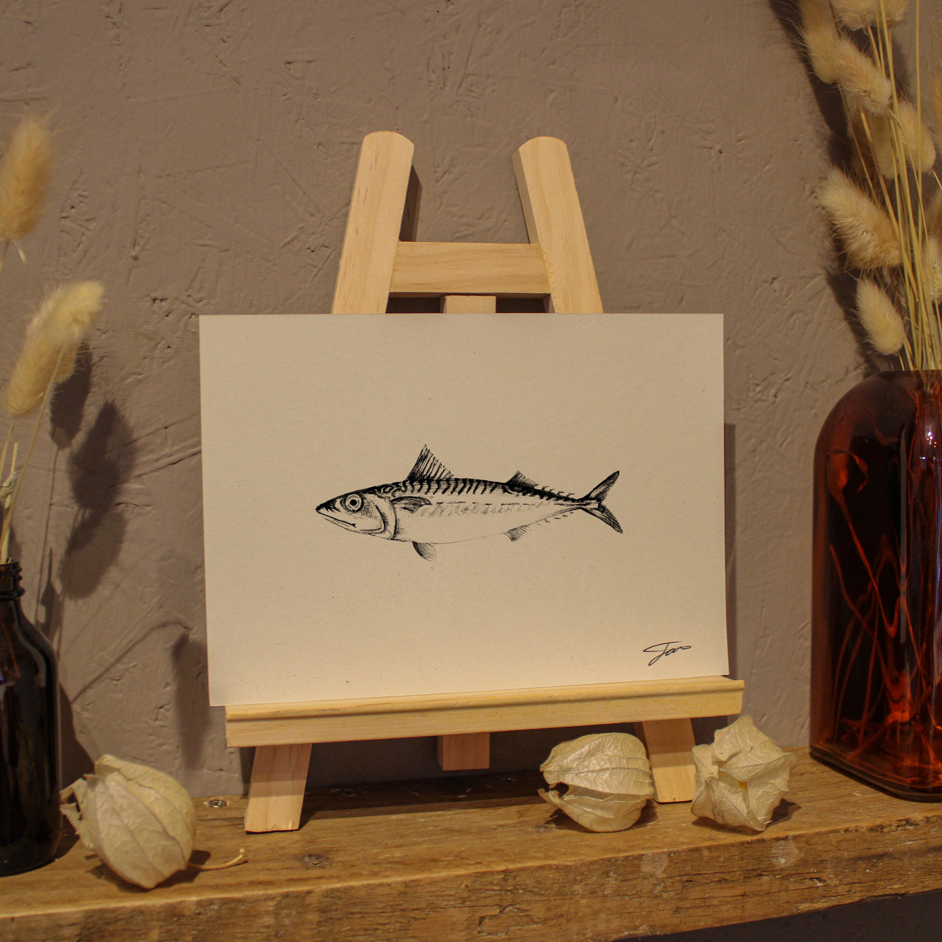 Mackerel Art Print