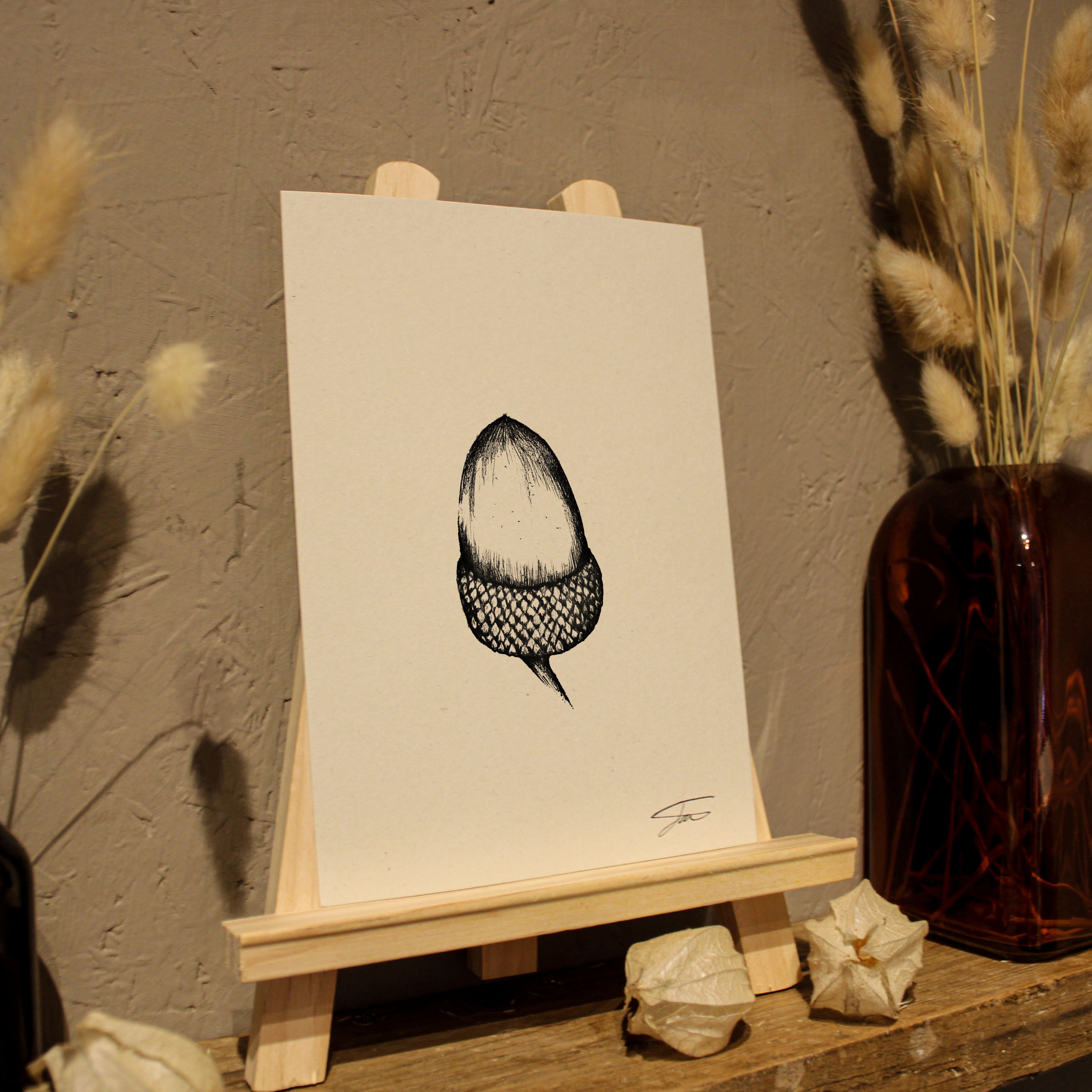 Acorn Art Print