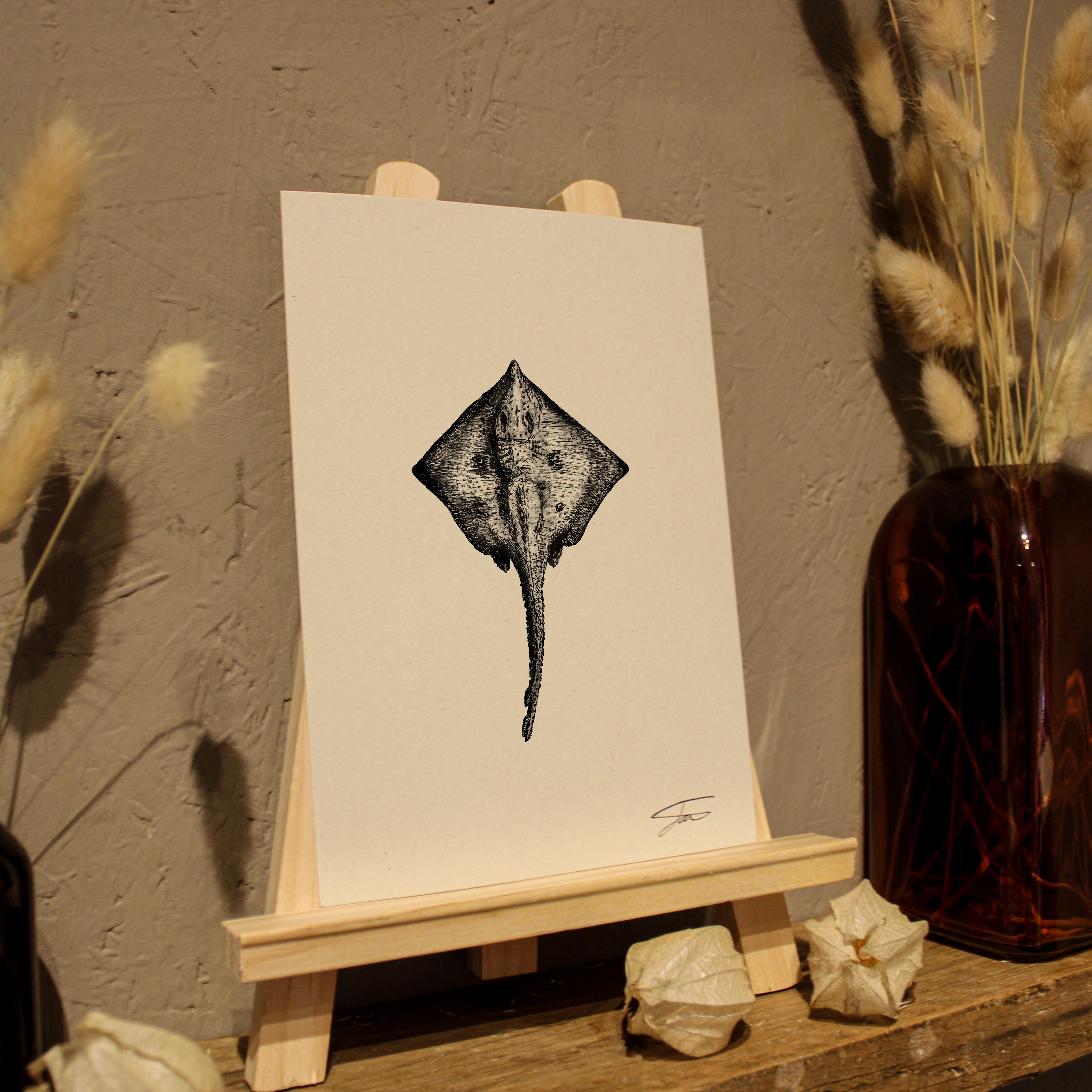 Ray Art Print