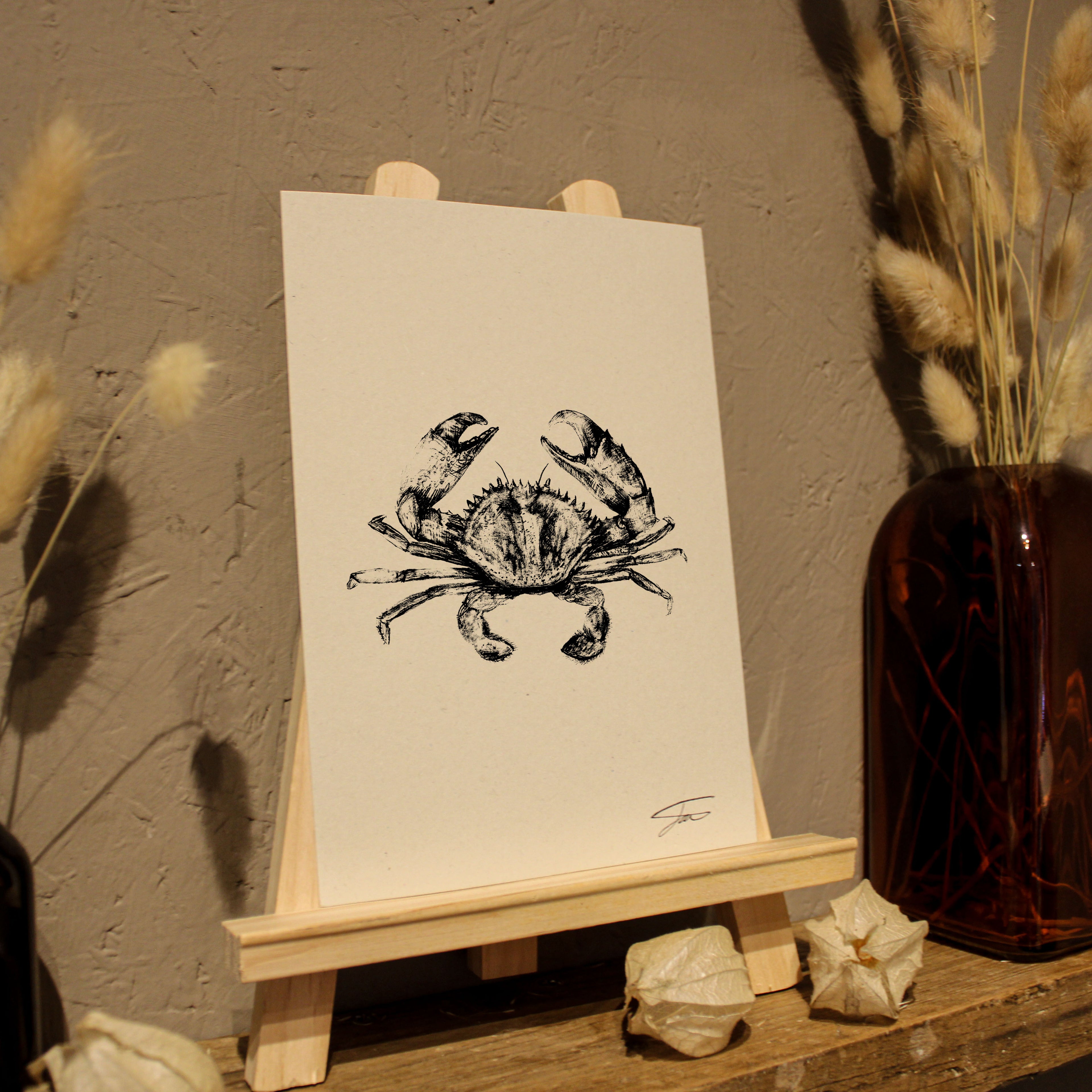 Crab Art Print