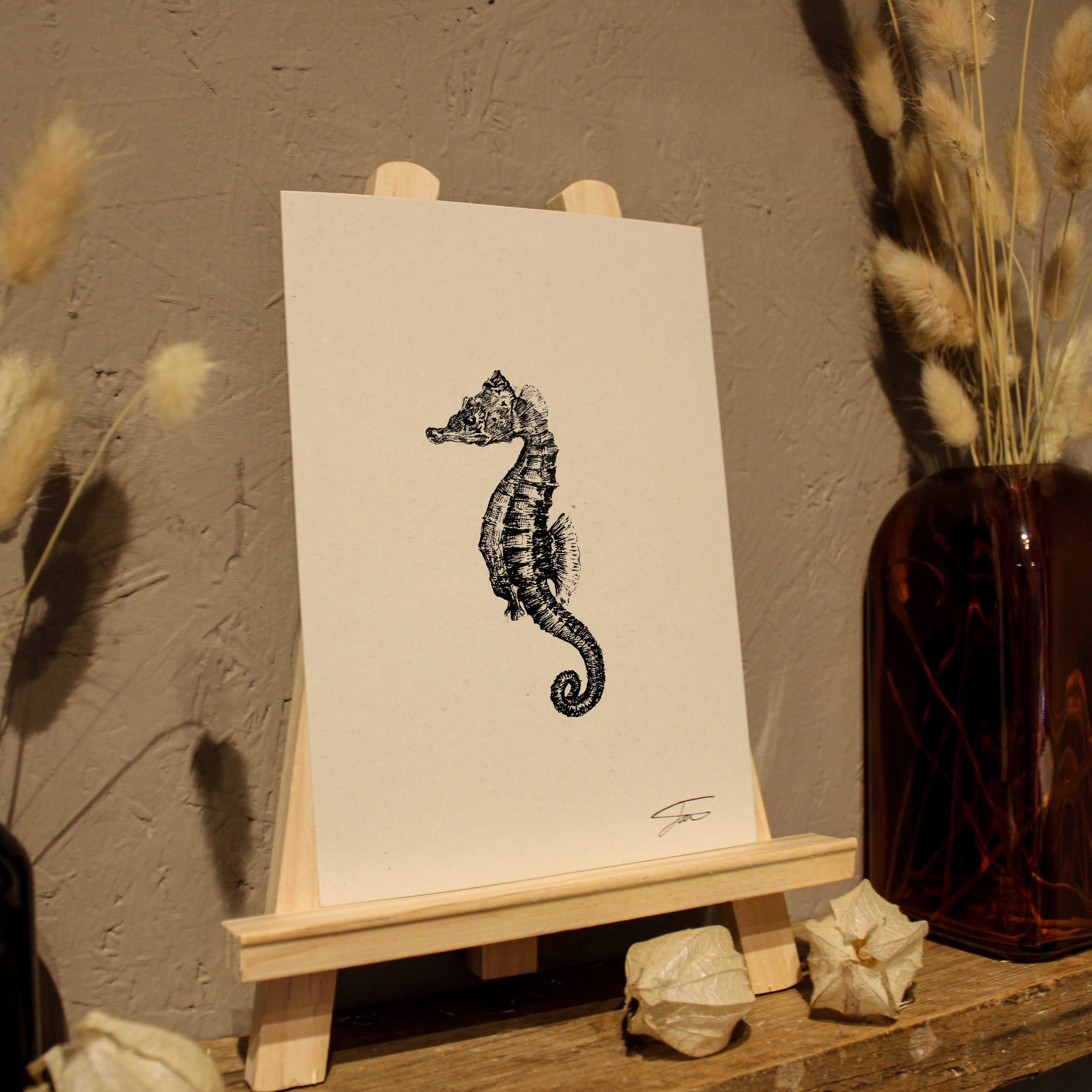 Seahorse Art Print