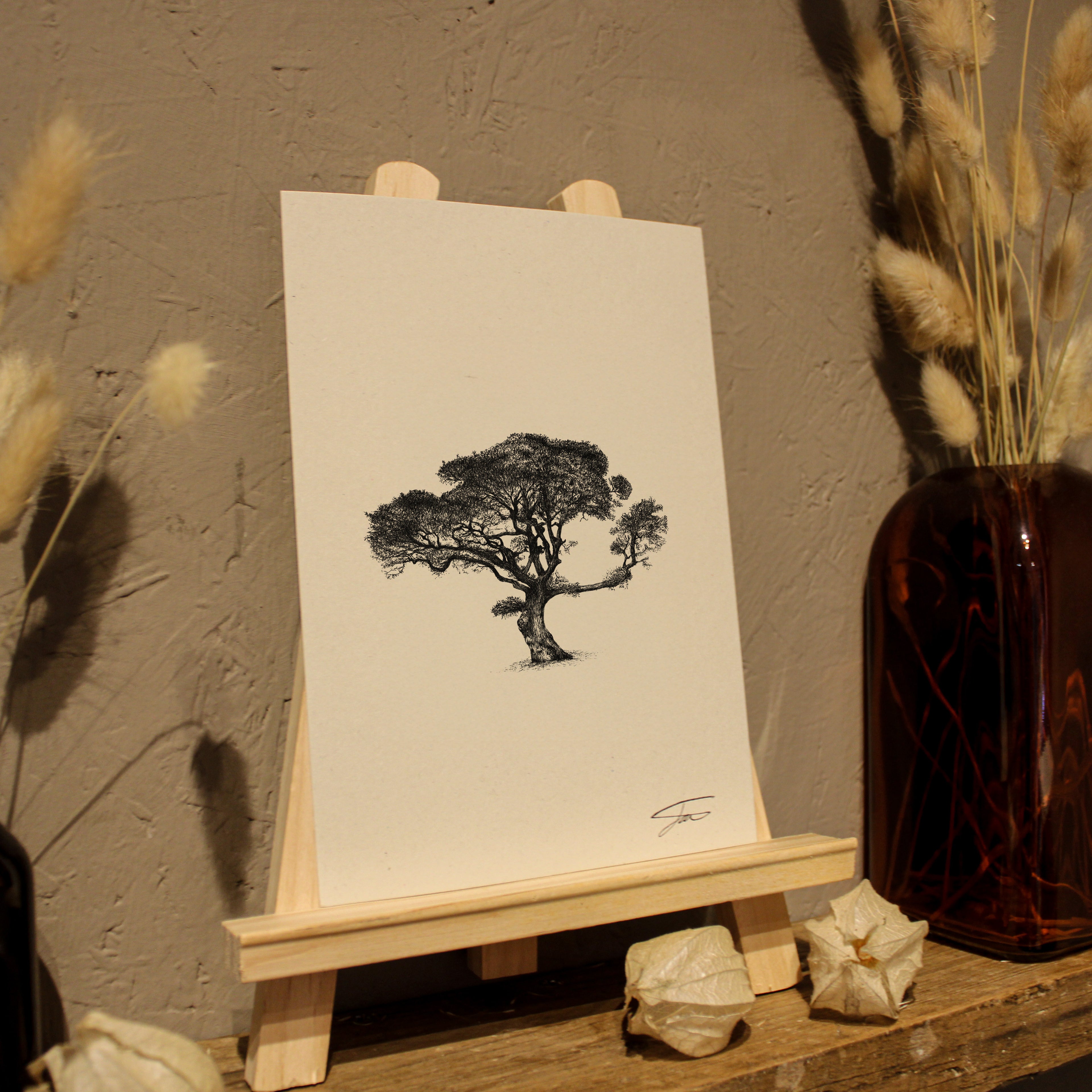 Oak Tree Art Print