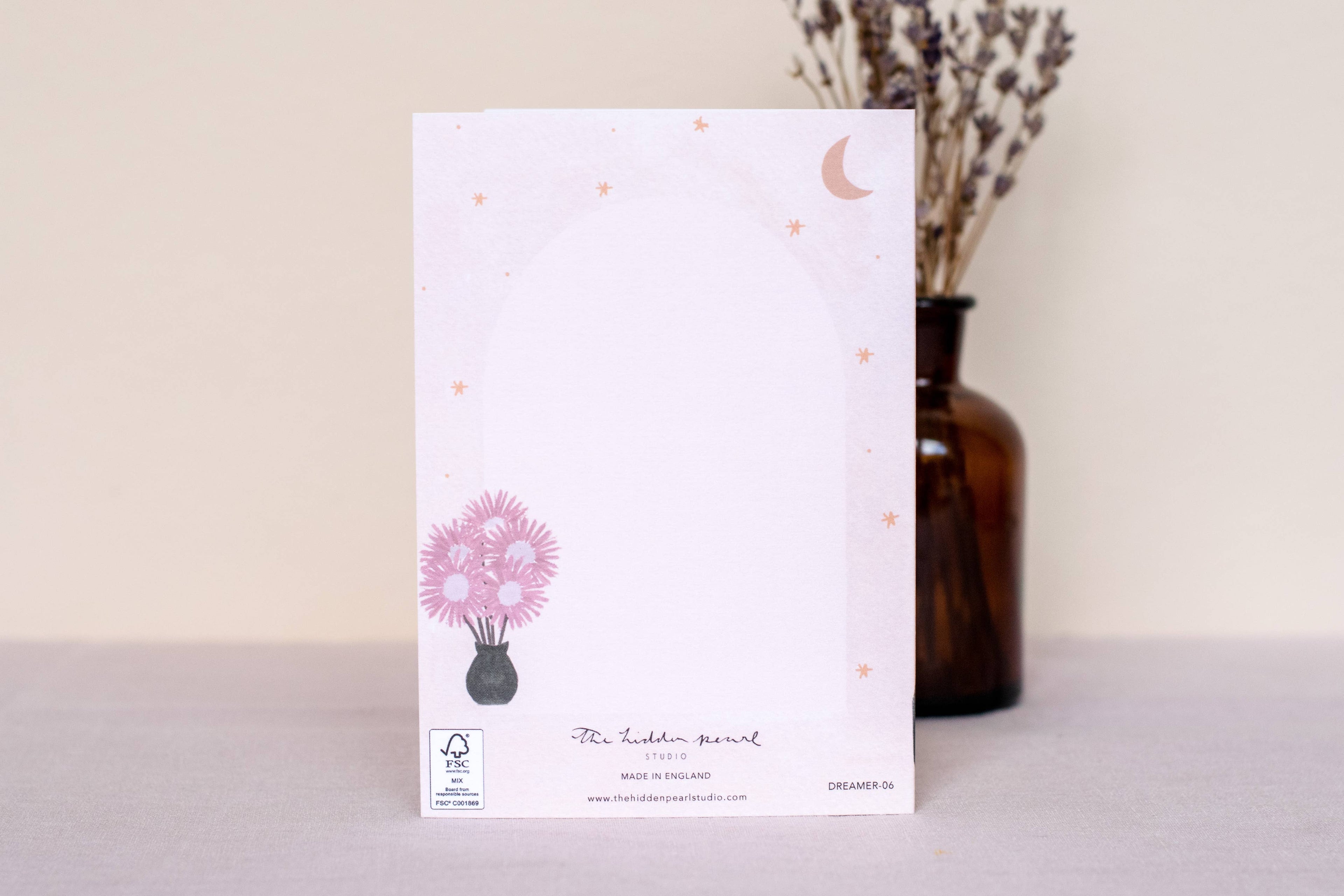 Arch Cut Out Greeting Card Back