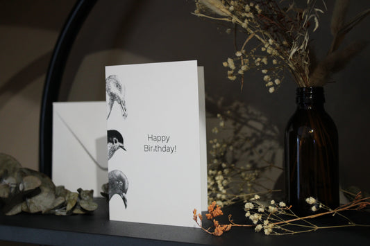 Bird Pun Happy Birthday Greeting Card