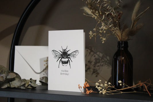 Bumblebee Birthday Greeting Card