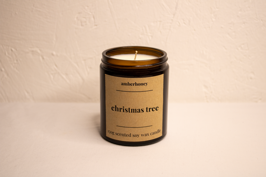 Christmas Tree Scented Soy Wax Candle