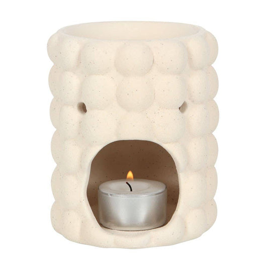 Cream Textured Bubble Wax Melt Burner
