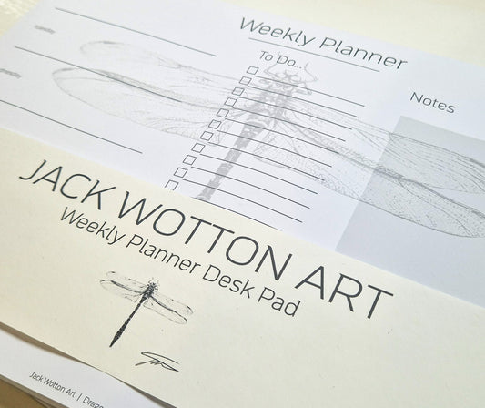 Dragonfly Weekly Planner Stationery 