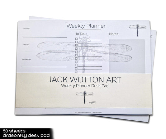 Dragonfly Weekly Planner Stationery 