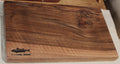 English Walnut & Red Resin Serving Chopping Board