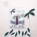 Girl Plants Birthday Greeting Card