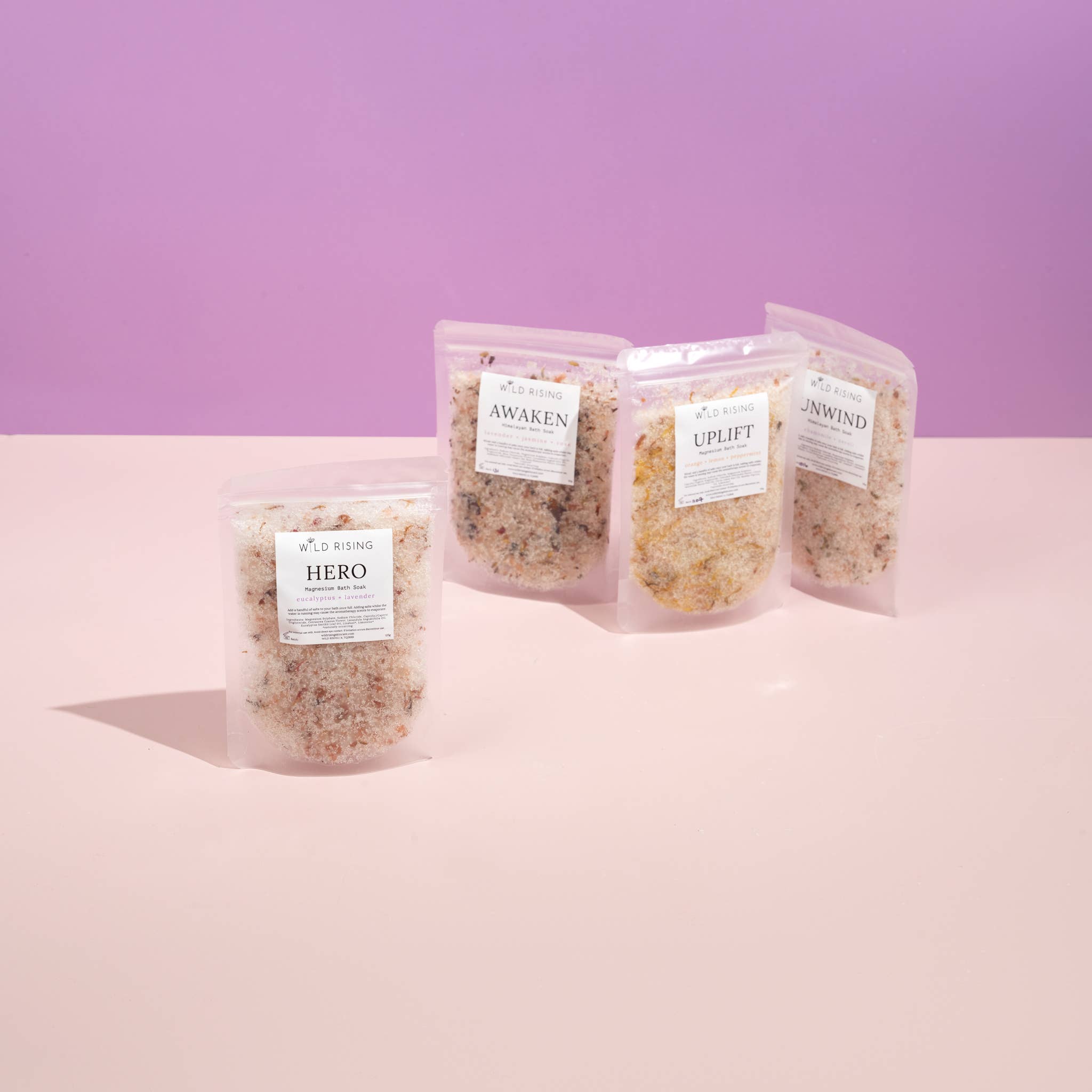 Himalayan Bath Salt Pouch Collection