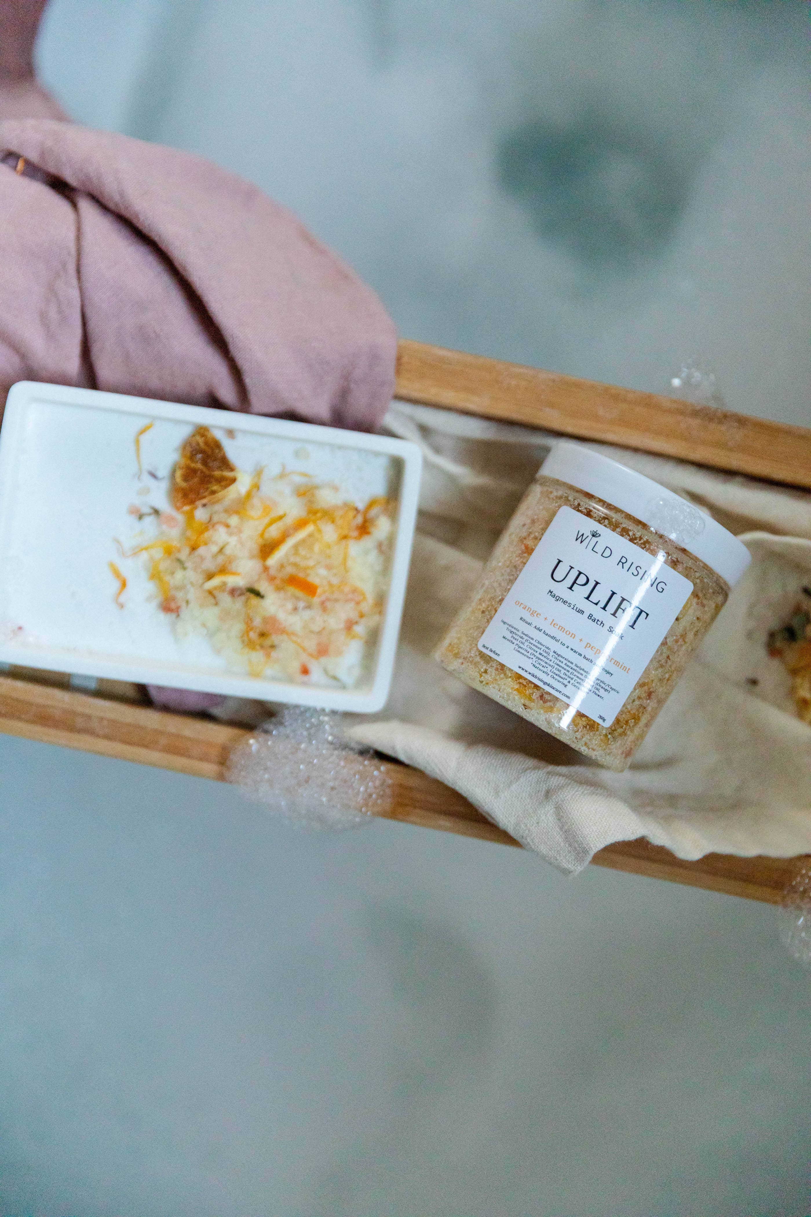 Himalayan Bath Salt Tub Bubble Bath Tray