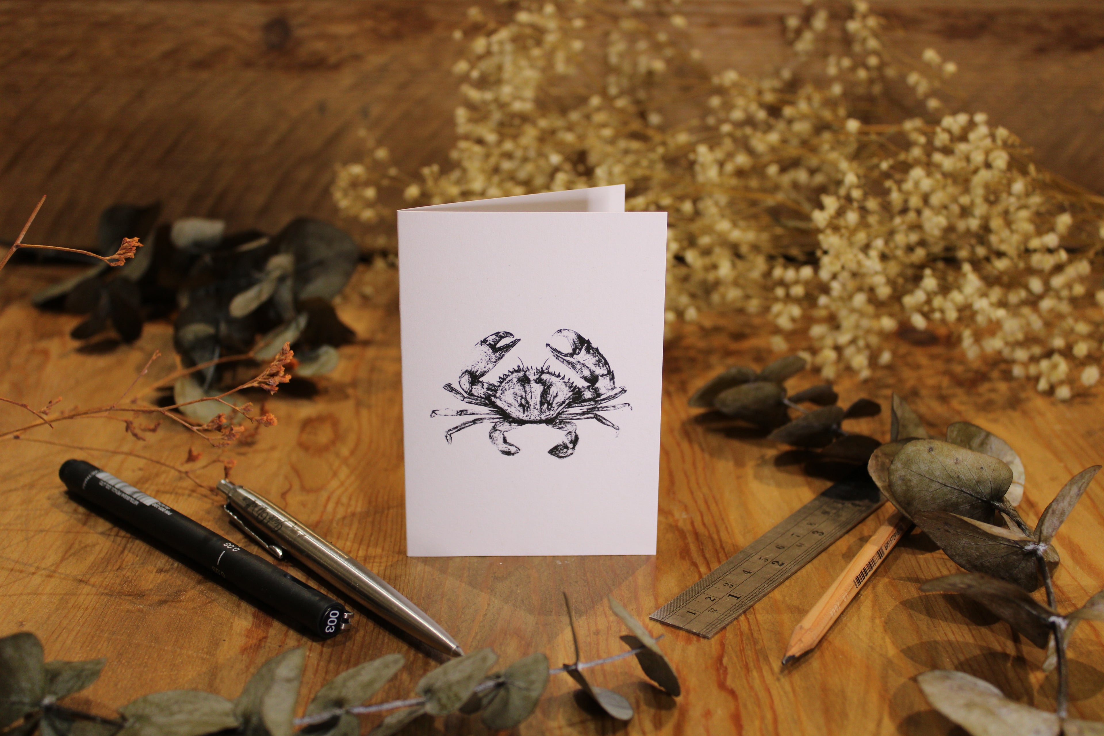 Crab Greeting Card