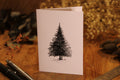 Christmas Fir Tree Greeting Card