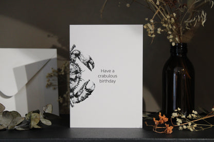 Crabulous Birthday Greeting Card