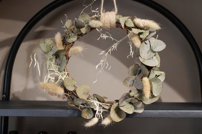 Eucalyptus & Bunnytail Wreath