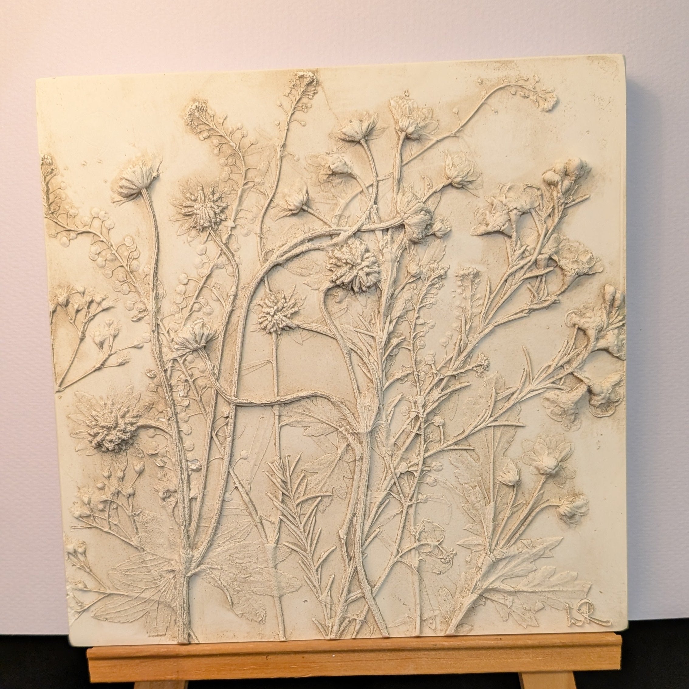 Large Floral Tile