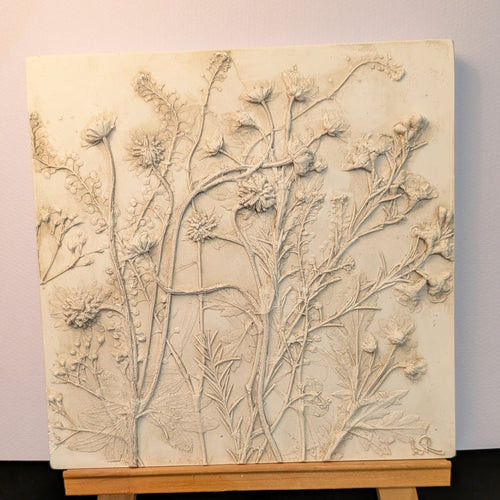 Large Floral Tile