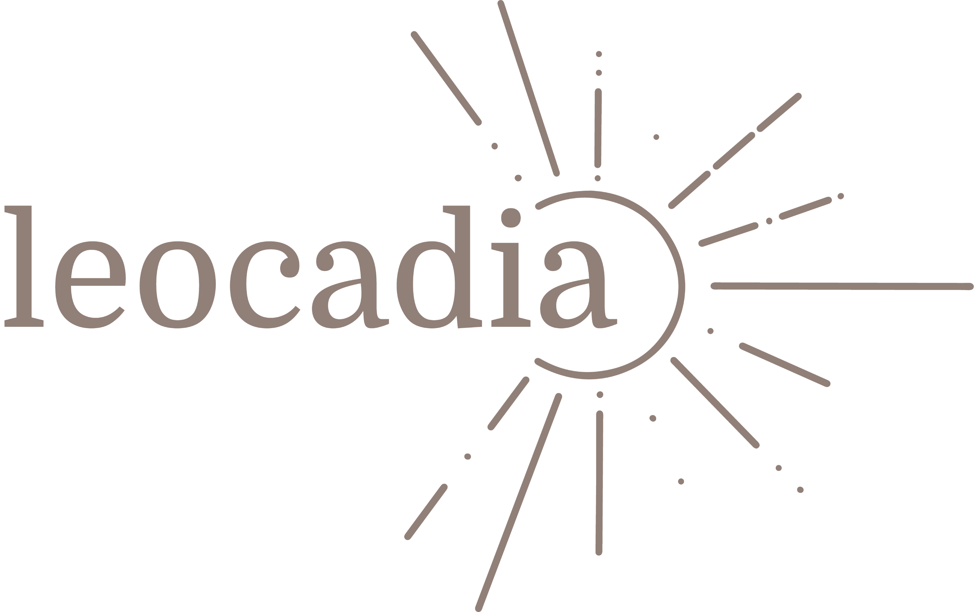 Leocadia Dartmouth Sun Name Logo