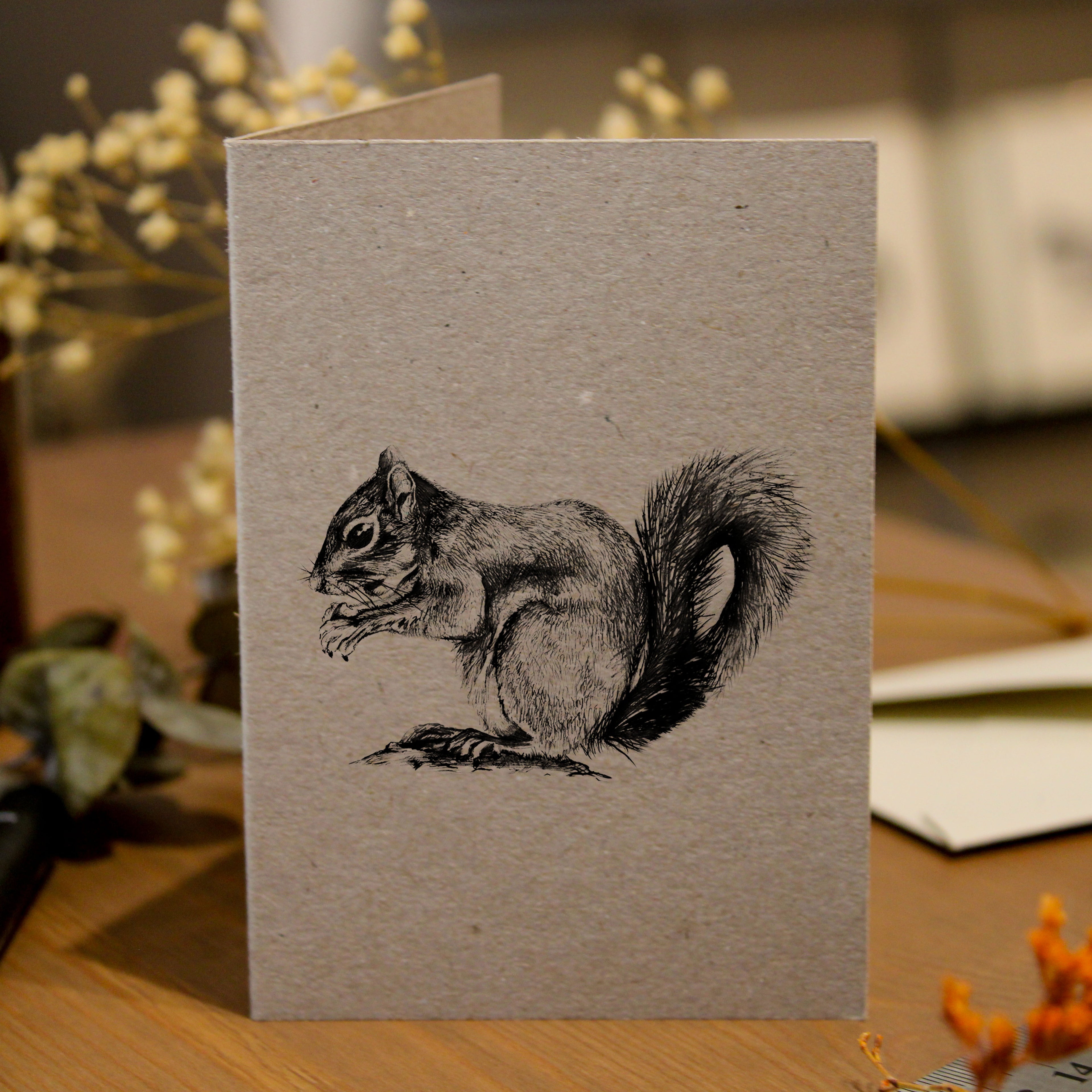 Squirrel Greeting Card