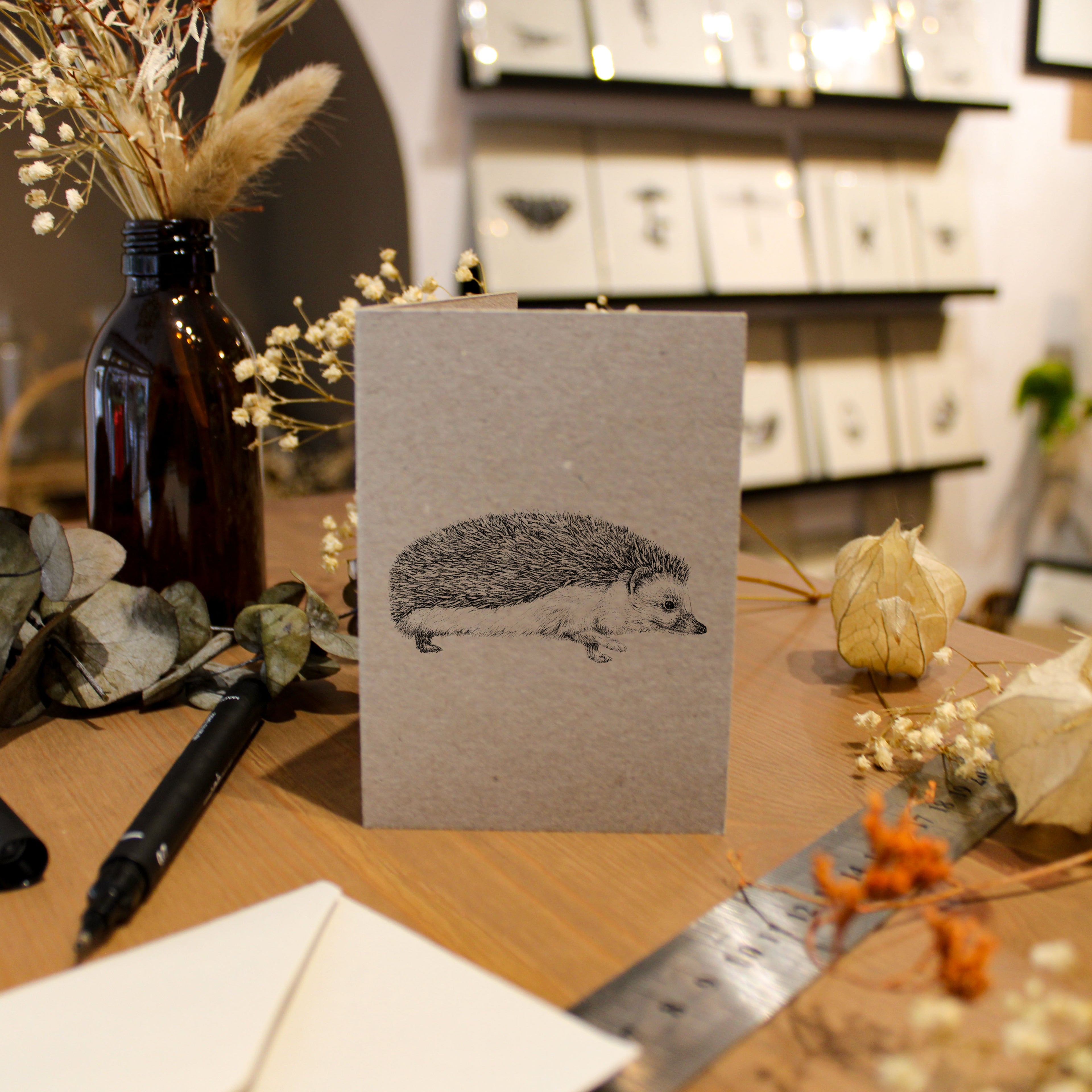 Hedgehog Greeting Card