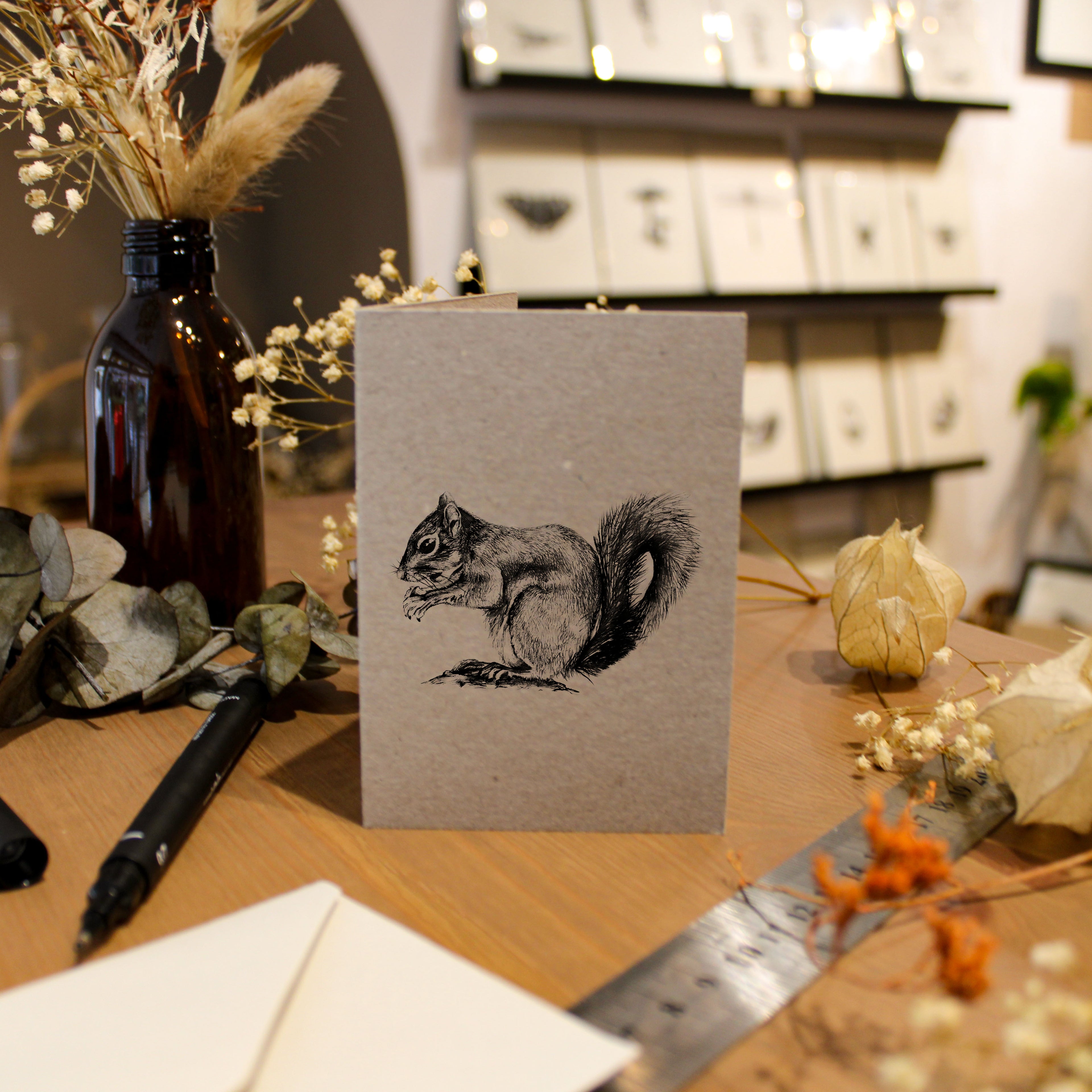 Squirrel Greeting Card