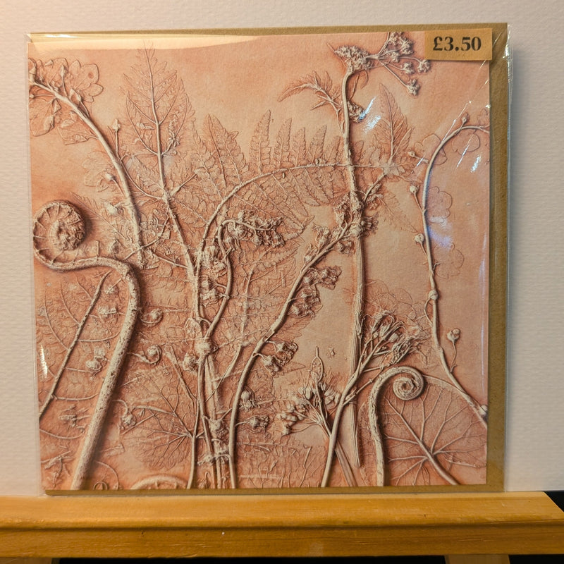 Lisa Richards Botanical Flower Cast Greeting Card 
