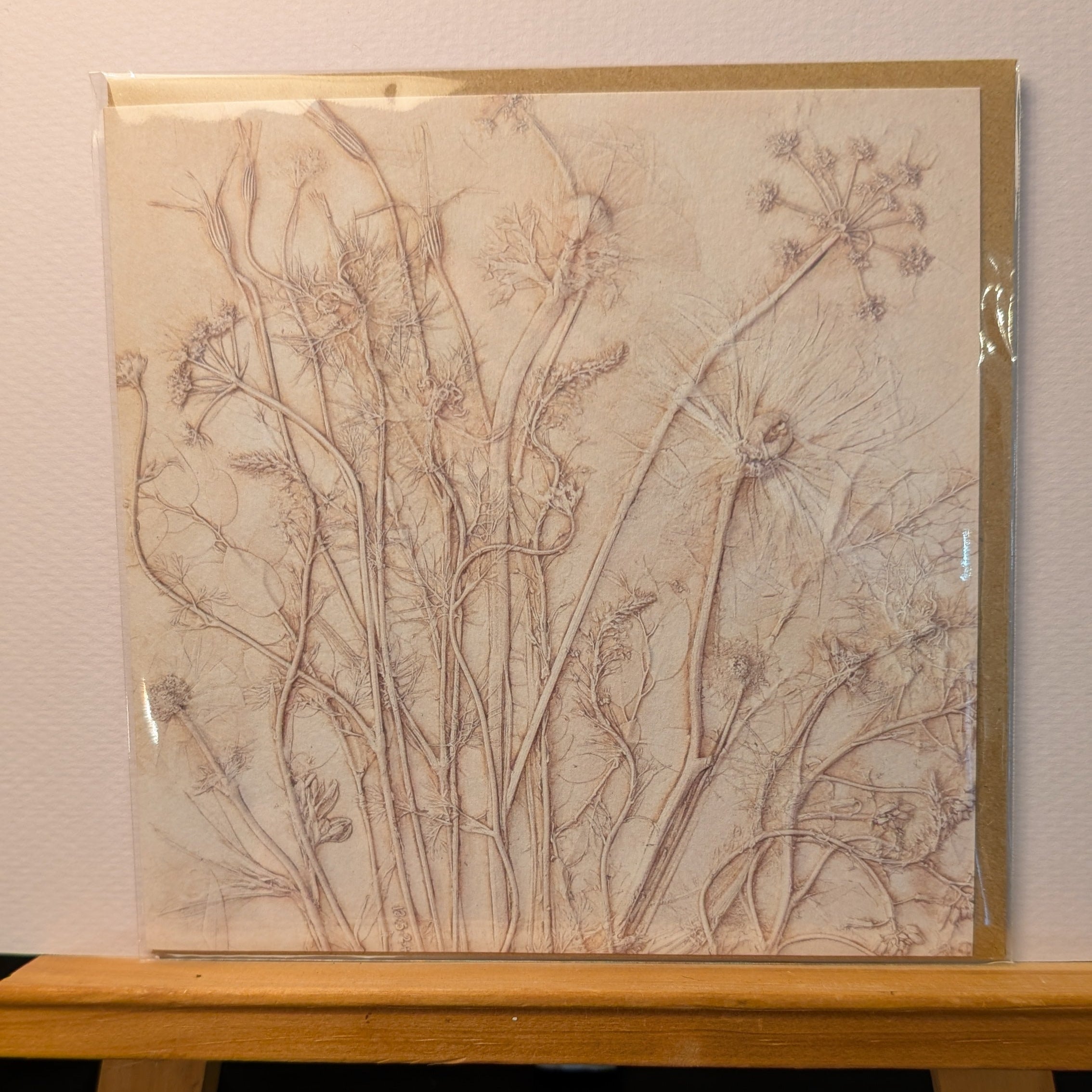 Lisa Richards Botanical Flower Cast Greeting Card 