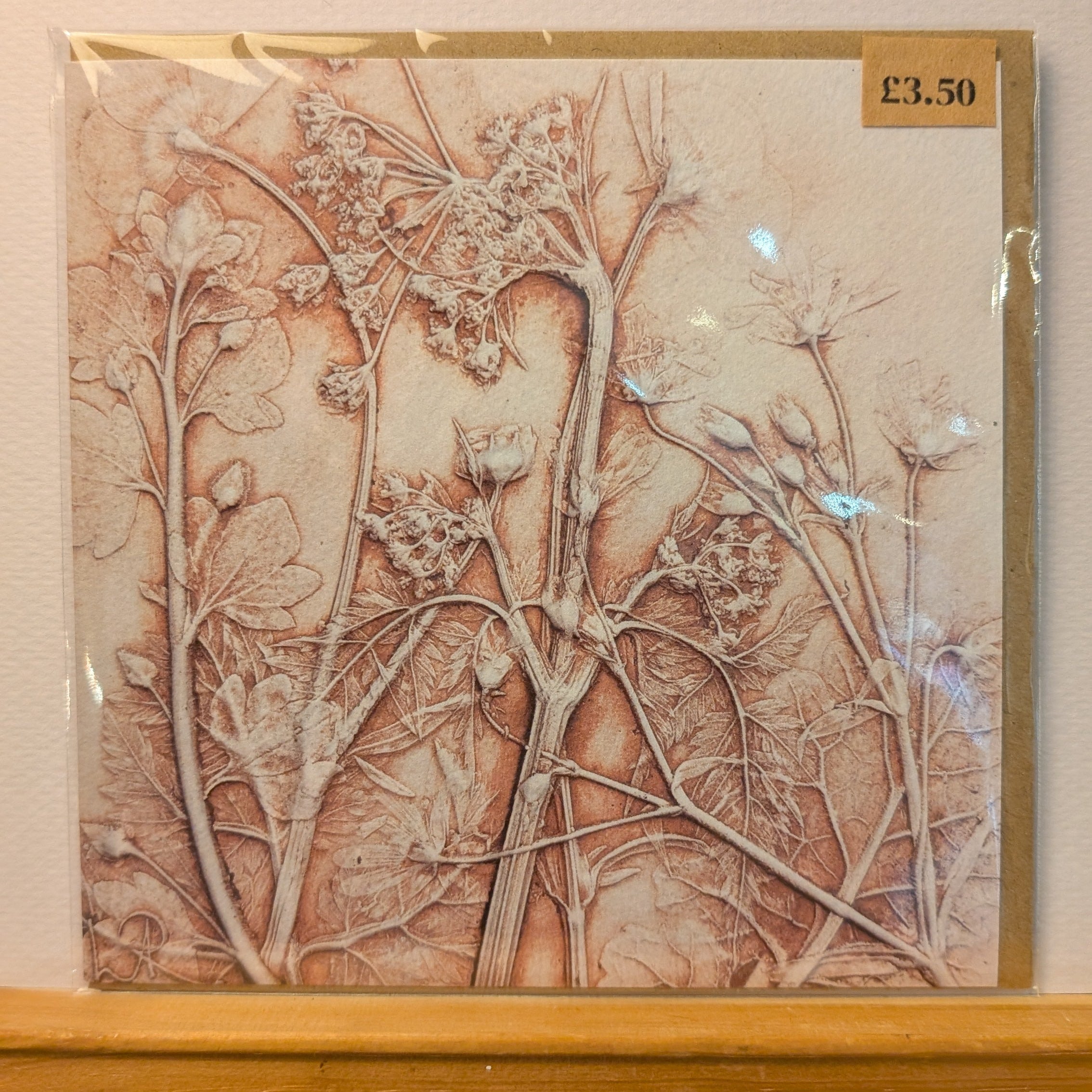 Lisa Richards Botanical Flower Cast Greeting Card 