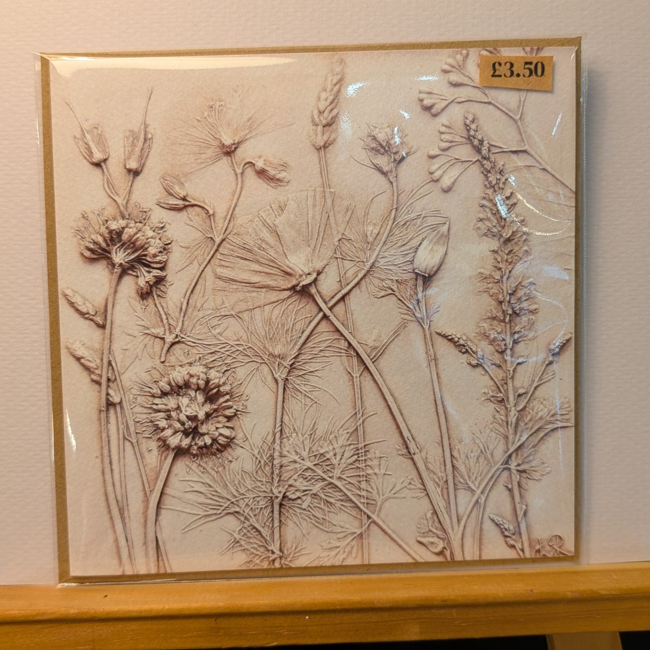 Lisa Richards Botanical Flower Cast Greeting Card 