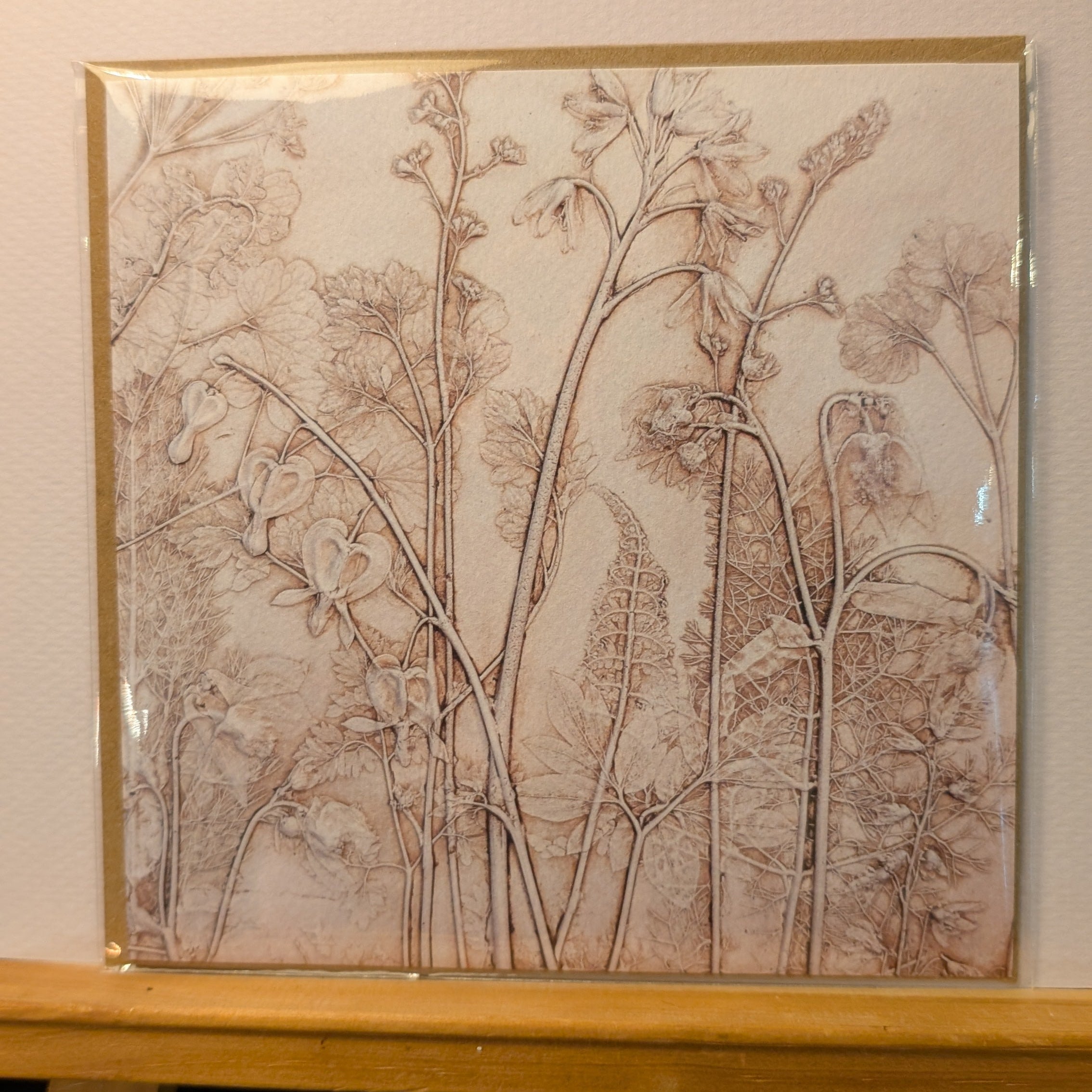 Lisa Richards Botanical Flower Cast Greeting Card 