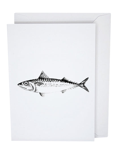 Mackerel Greeting Card