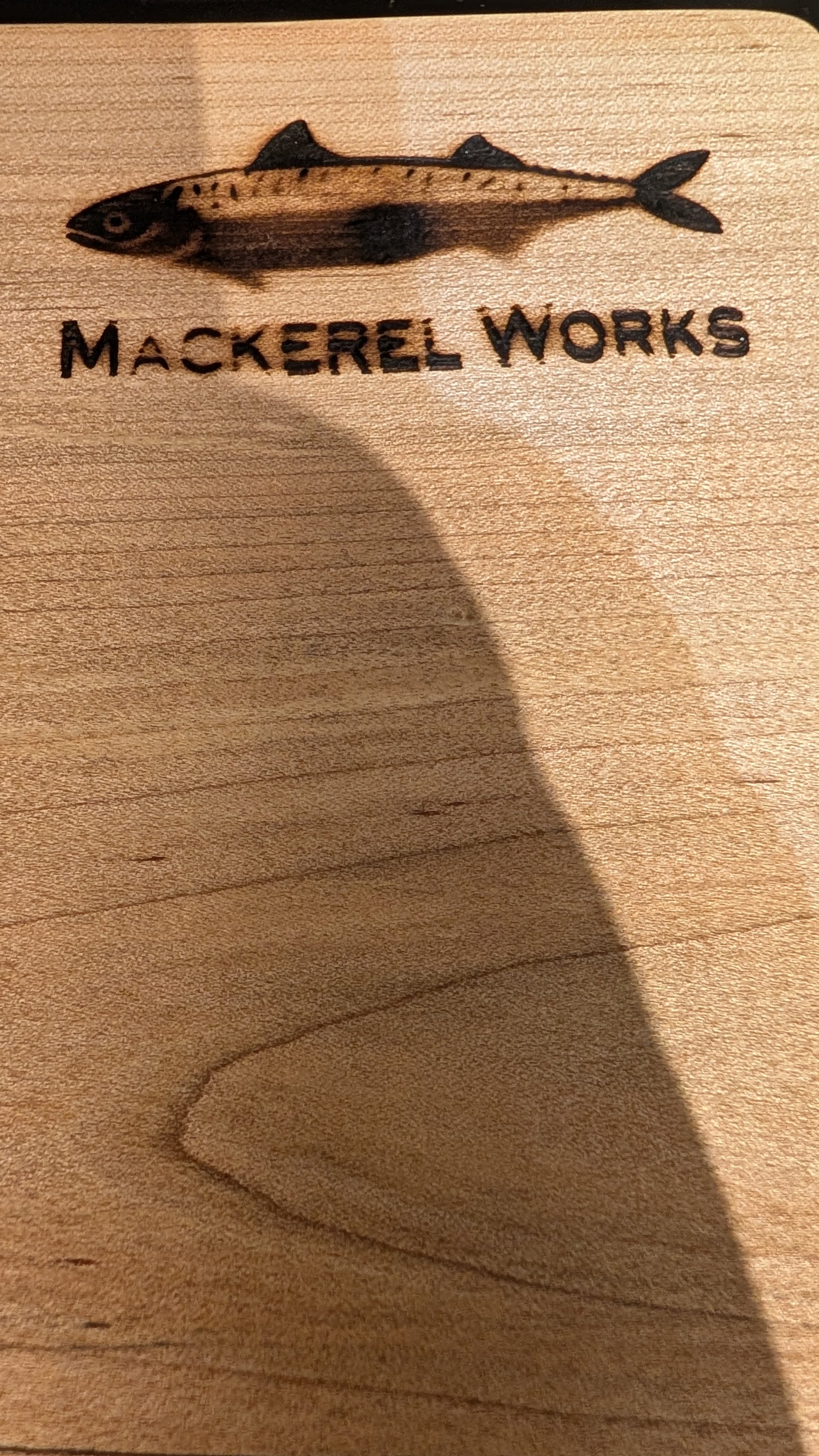 Maple Wood Mackerel Works Branding