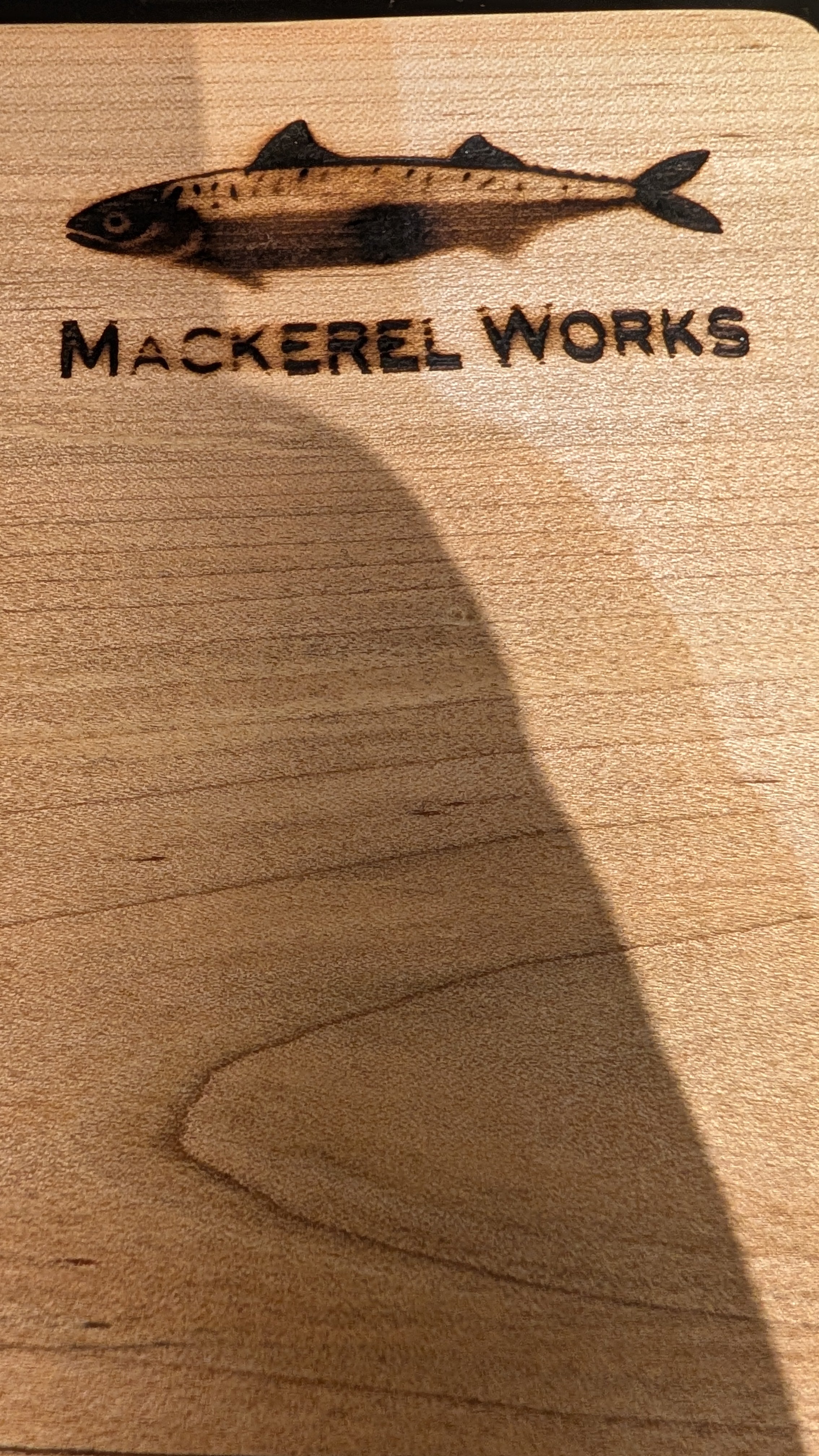 Maple Wood Mackerel Works Branding